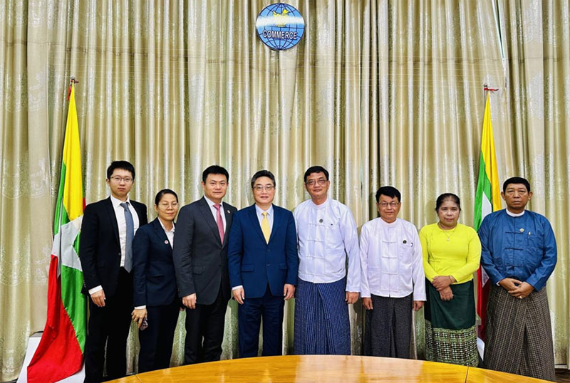 SG Shi Zhongjun Visits Ministry of Commerce of Myanmar and the UMFCCI